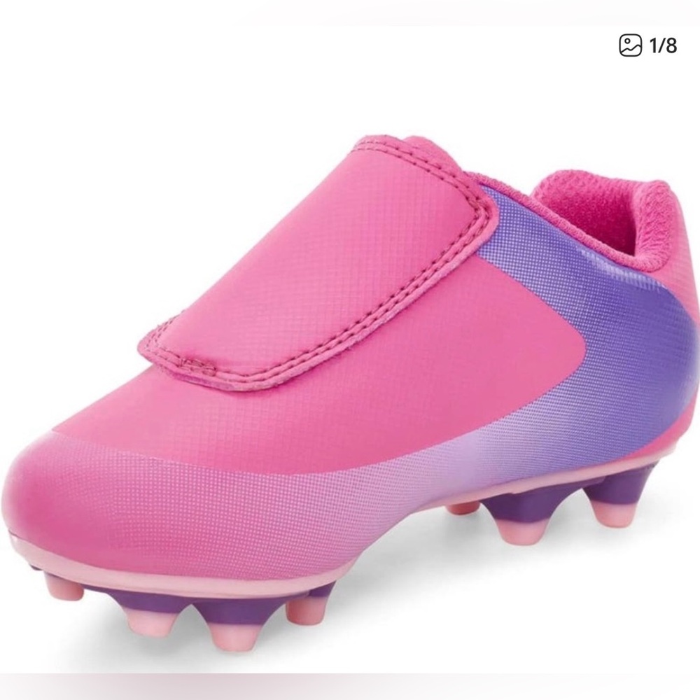 Carter’s pink and purple FICA sport cleat size 9